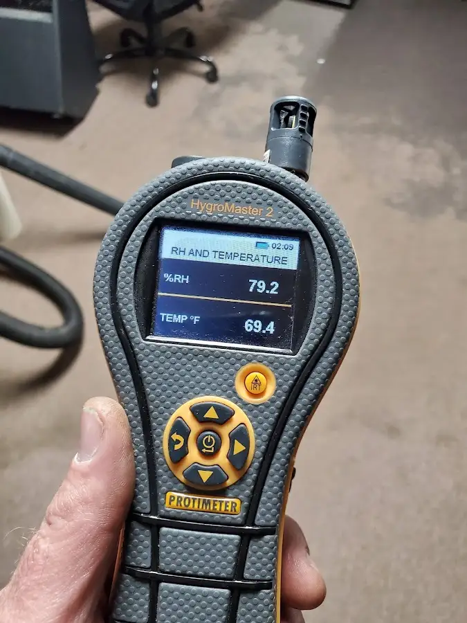 Moisture meter humidity assessment for Mold Remediation & Removal in Kearney